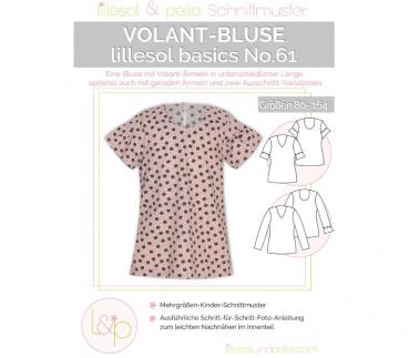 Papierschnittmuster - Volant Bluse No. 61 - Kinder- Lillesol & Pelle